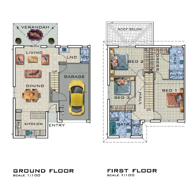 Floorplan of Homely townhouse listing, Address available on request