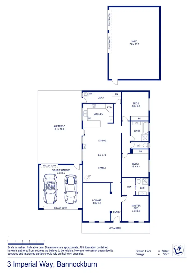 Floorplan of Homely house listing, 3 Imperial Way, Bannockburn VIC 3331