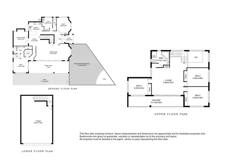 Floorplan of Homely house listing, 3 Caleb Court, Mooroobool QLD 4870