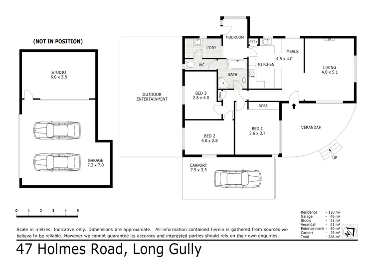 Floorplan of Homely house listing, 47 Holmes Road, Long Gully VIC 3550