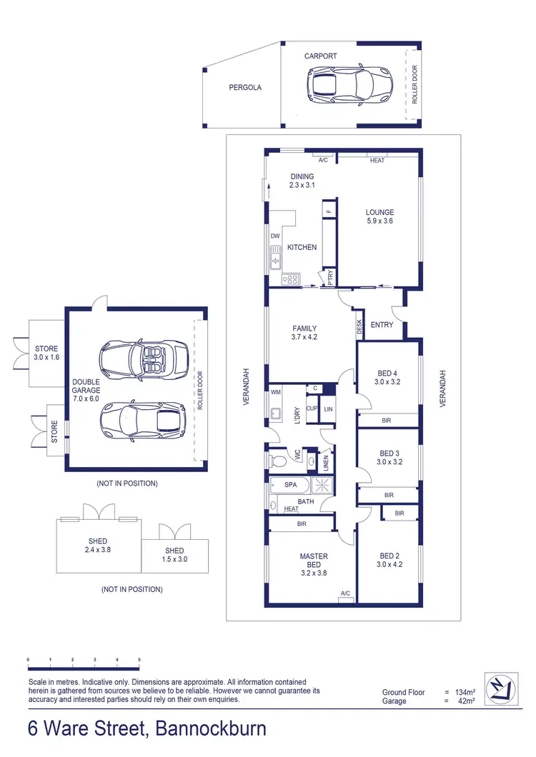 Floorplan of Homely house listing, 6 Ware Street, Bannockburn VIC 3331