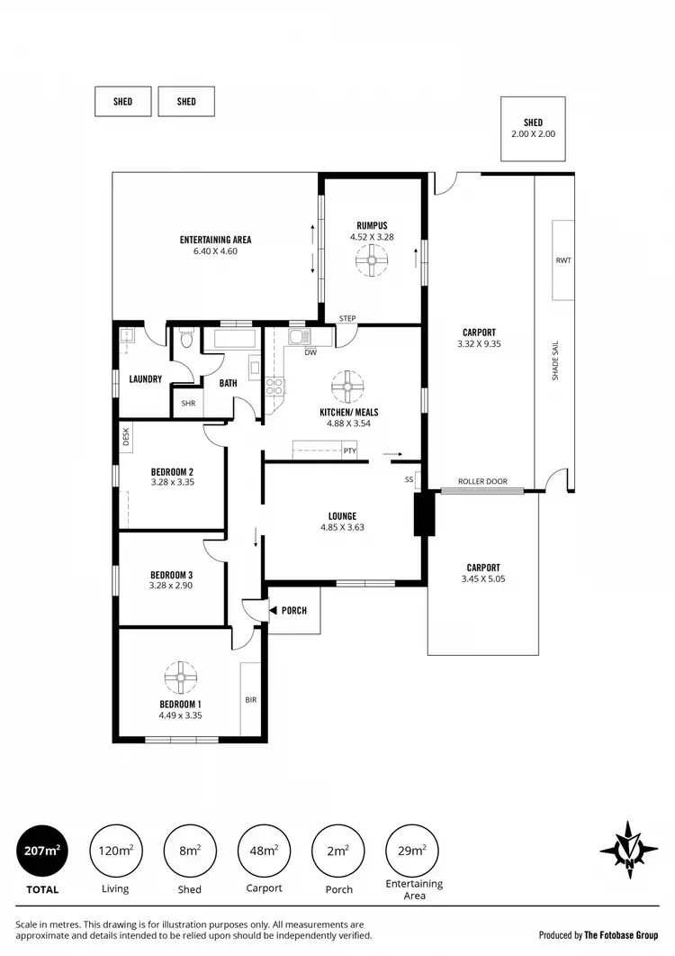 Floorplan of Homely house listing, 46 Robert Avenue, Broadview SA 5083