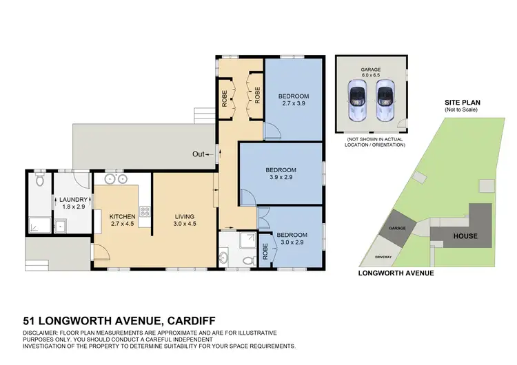 Floorplan of Homely house listing, 51 Longworth Avenue, Cardiff NSW 2285