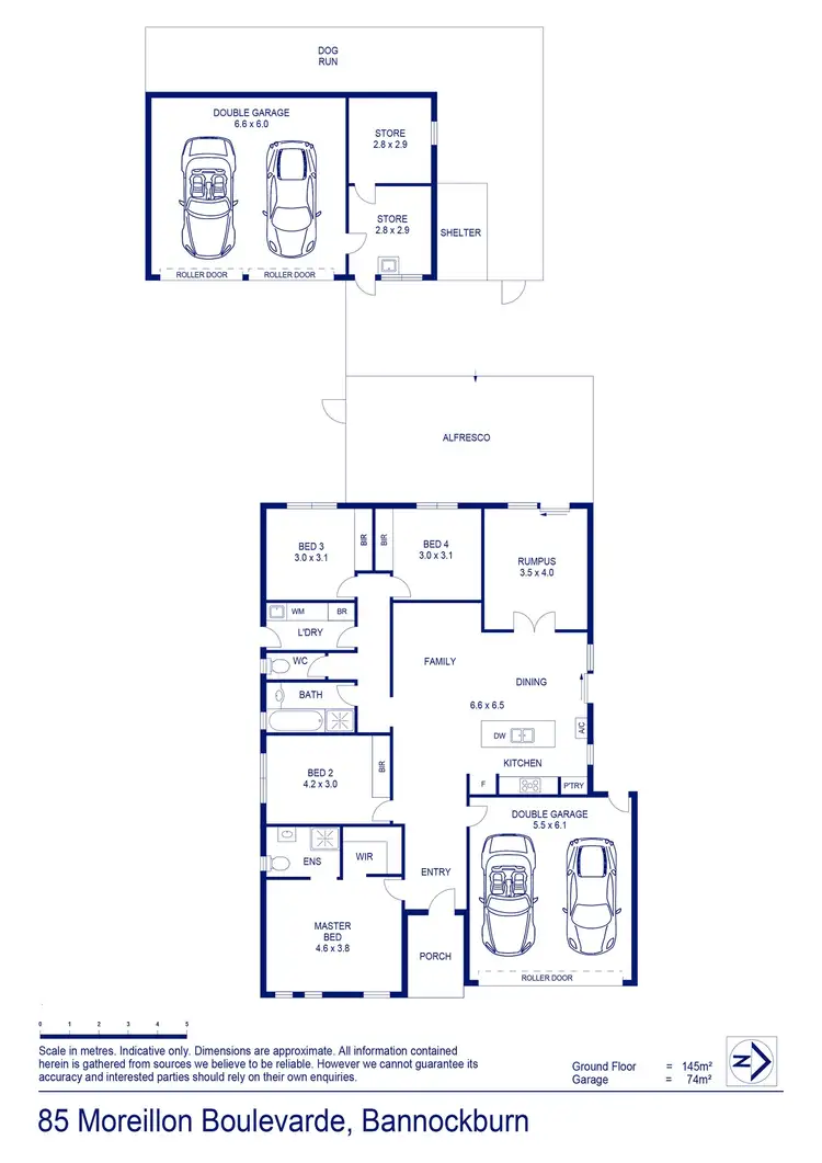 Floorplan of Homely house listing, 85 Moreillon Boulevard, Bannockburn VIC 3331