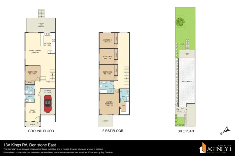 Floorplan of Homely semi-detached listing, 13A Kings Road, Denistone East NSW 2112