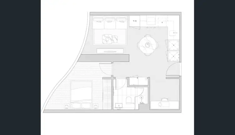 Floorplan of Homely apartment listing, 1807/111 A'Beckett Street, Melbourne VIC 3000