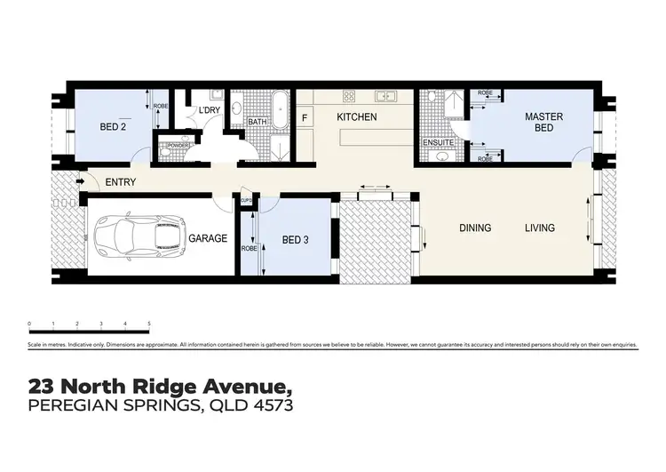 Floorplan of Homely townhouse listing, 23 North Ridge Avenue, Peregian Springs QLD 4573