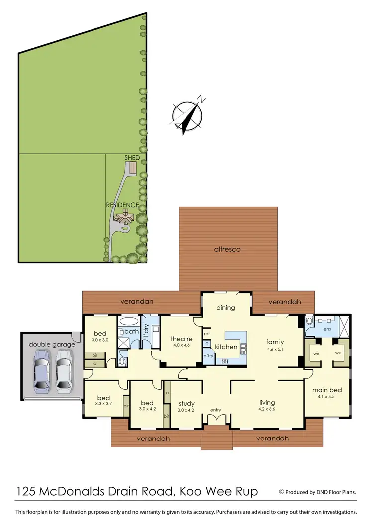 Floorplan of Homely rural property listing, 125 McDonalds Drain Road, Koo Wee Rup VIC 3981