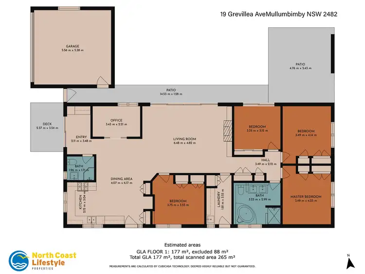 Floorplan of Homely house listing, 19 Grevillea Avenue, Mullumbimby NSW 2482