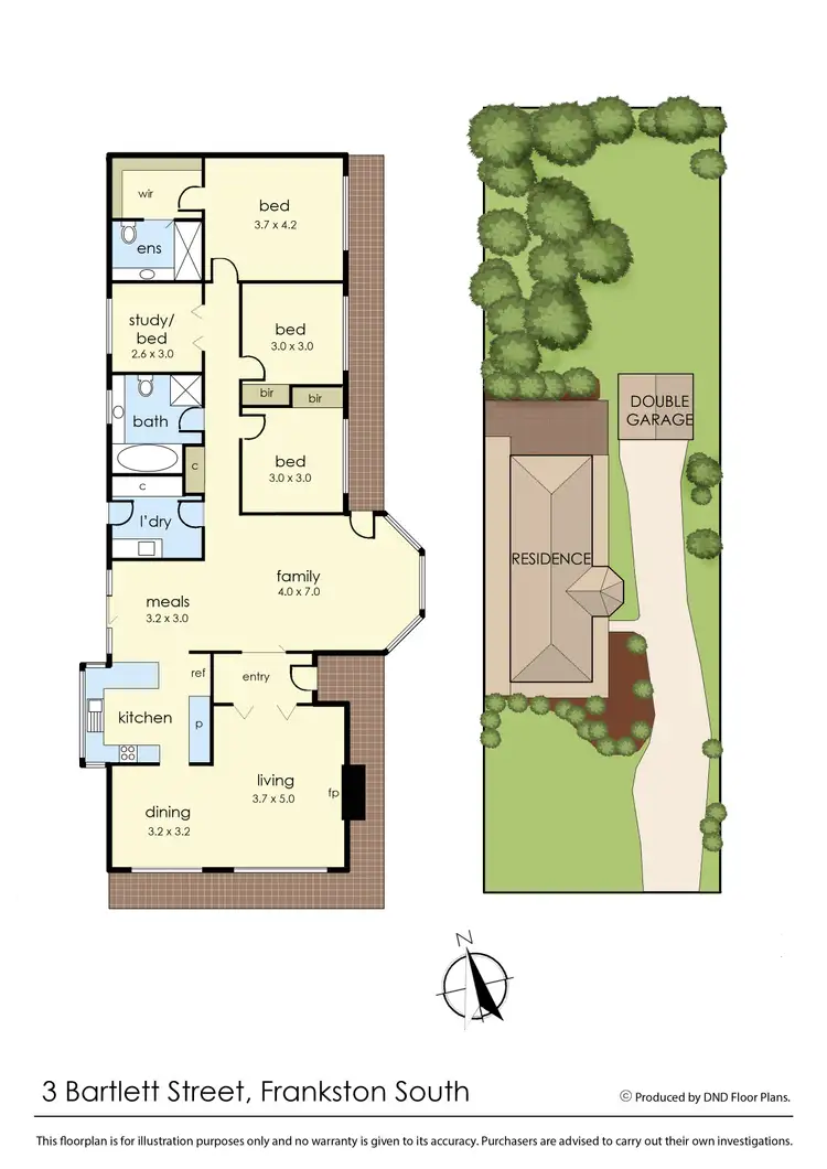 Floorplan of Homely house listing, 3 Bartlett Street, Frankston South VIC 3199