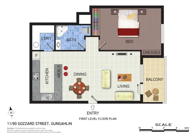 Floorplan of Homely apartment listing, 11/90 Gozzard Street, Gungahlin ACT 2912