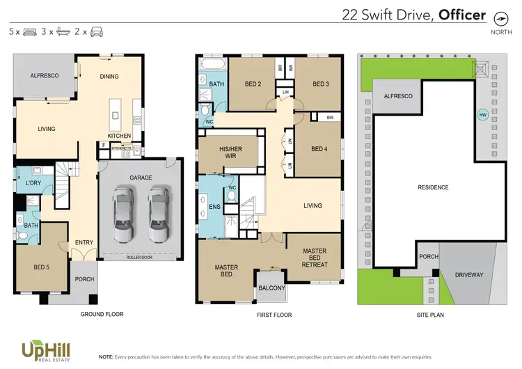 Floorplan of Homely house listing, 22 Swift Drive, Officer VIC 3809