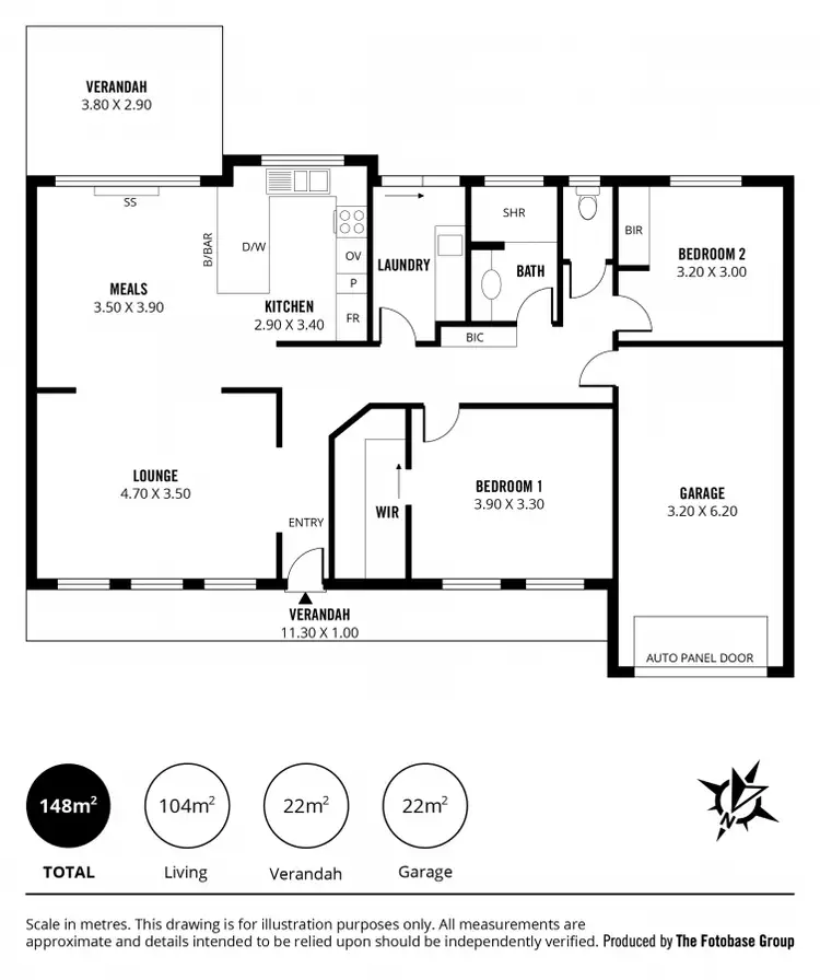 Floorplan of Homely retirement listing, 286 Gorge Road, Athelstone SA 5076