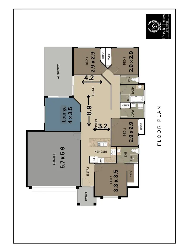 Floorplan of Homely house listing, 3 Firetail Street, Deebing Heights QLD 4306