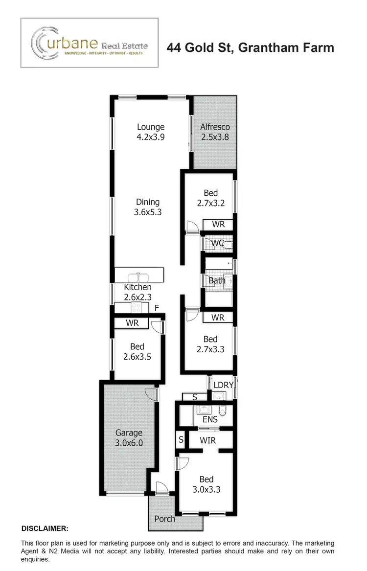 Floorplan of Homely house listing, 44 Gold Street, Riverstone NSW 2765