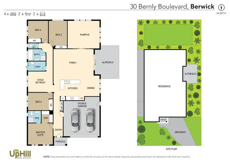 Floorplan of Homely house listing, 30 Bernly Boulevard, Berwick VIC 3806