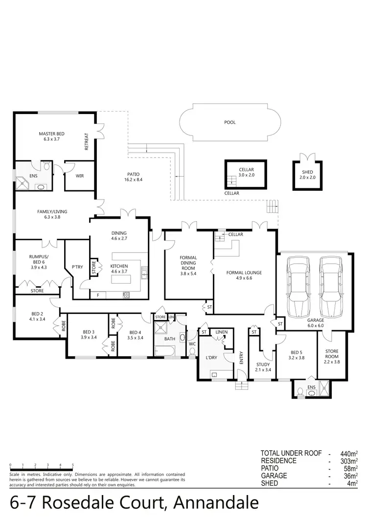 Floorplan of Homely house listing, 6-7 Rosedale Court, Annandale QLD 4814