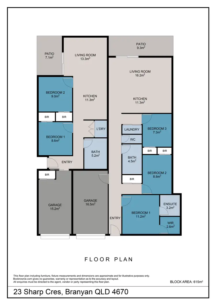 Floorplan of Homely house listing, 23 Sharp Crescent, Branyan QLD 4670