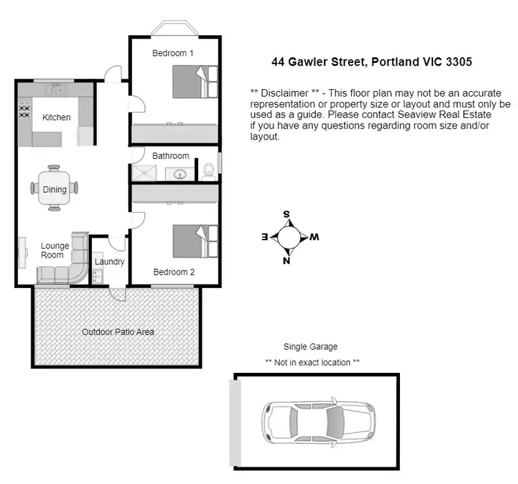 Floorplan of Homely house listing, 44 Gawler Street, Portland VIC 3305