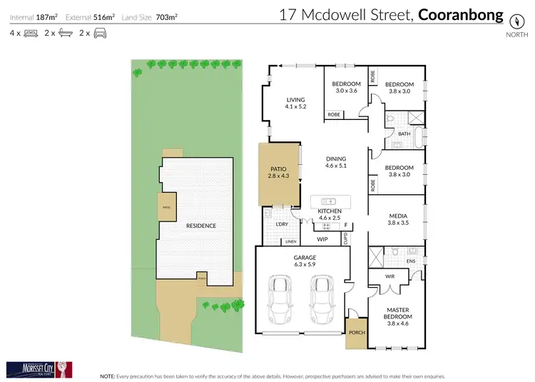 Floorplan of Homely house listing, 17 McDowell Street, Cooranbong NSW 2265