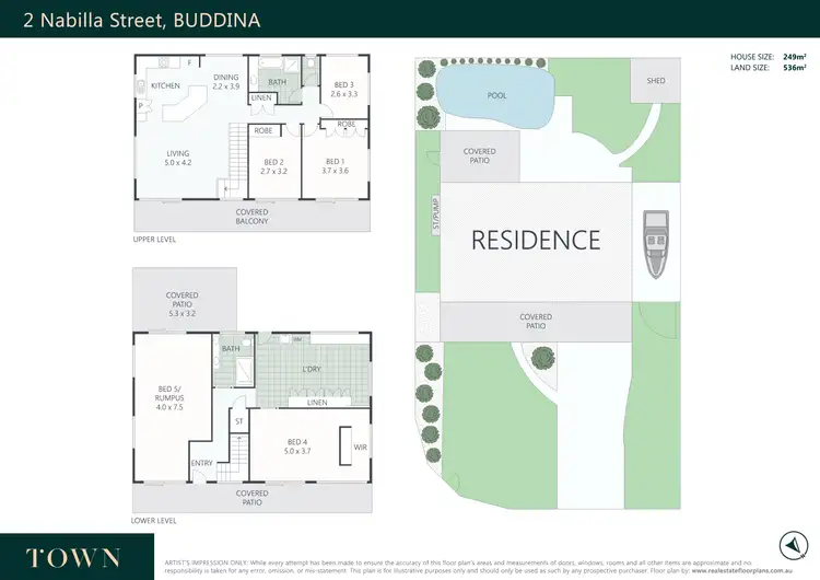 Floorplan of Homely house listing, 2 Nabilla Street, Buddina QLD 4575