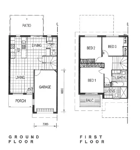 Floorplan of Homely townhouse listing, 107/108 Alma Road, Dakabin QLD 4503