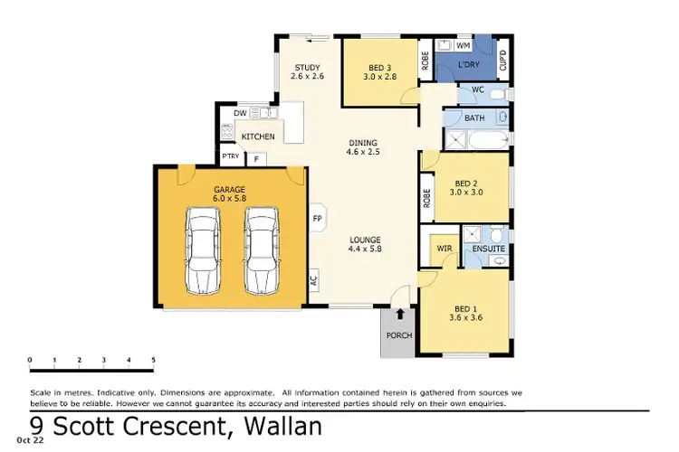 Floorplan of Homely house listing, 9 Scott Crescent, Wallan VIC 3756