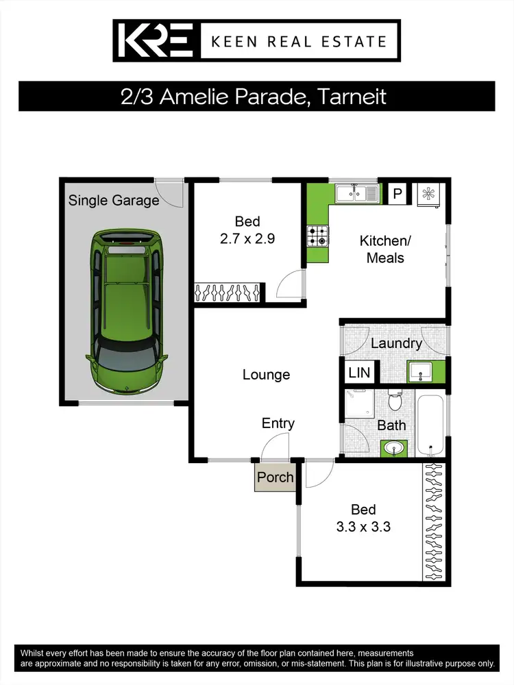 Floorplan of Homely unit listing, 2/3 Amelie Parade, Tarneit VIC 3029