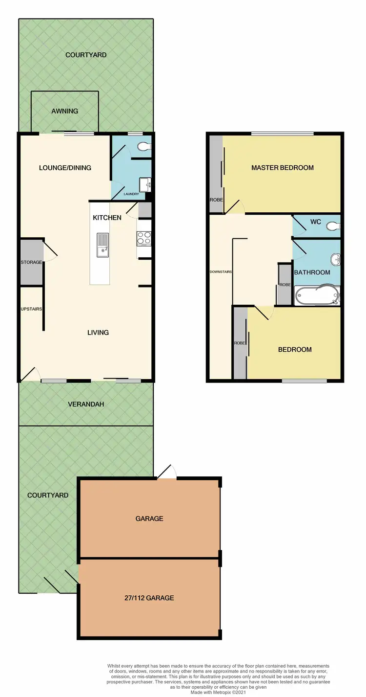 Floorplan of Homely house listing, 27/112 Chelmsford Drive, Metford NSW 2323