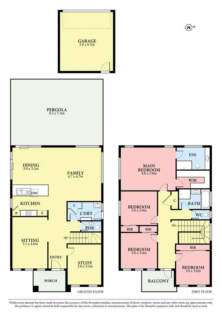 Floorplan of Homely house listing, 14 Fitzgerald Drive, South Morang VIC 3752