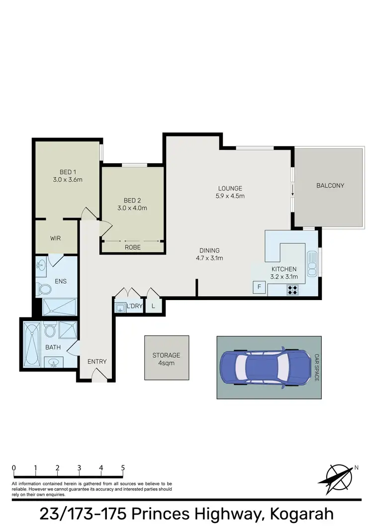 Floorplan of Homely apartment listing, 25/173-179 Princes Highway, Kogarah NSW 2217