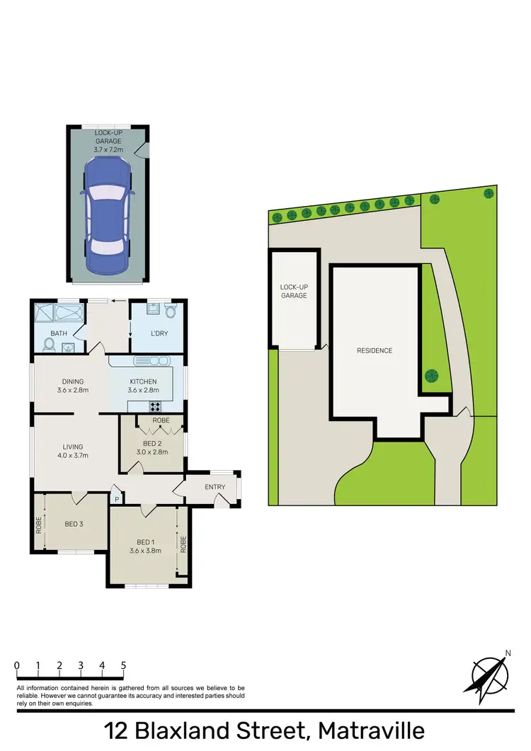 Floorplan of Homely house listing, 12 Blaxland Street, Matraville NSW 2036