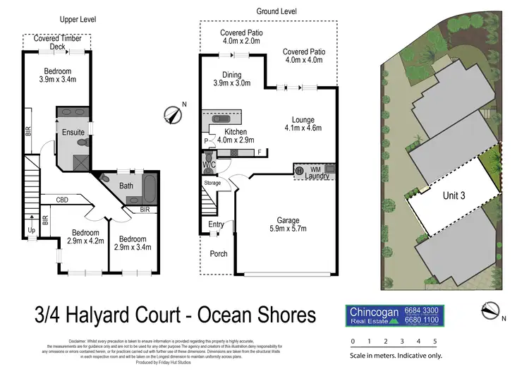 Floorplan of Homely house listing, 3/4 Halyard Court, Ocean Shores NSW 2483