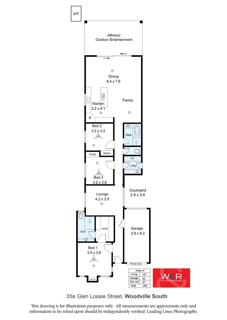Floorplan of Homely house listing, 35a Glen Lossie Street, Woodville South SA 5011