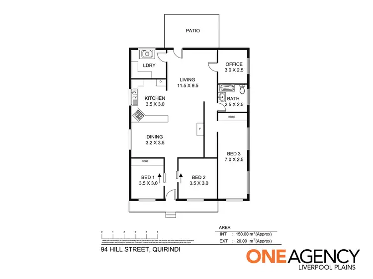 Floorplan of Homely house listing, 94 Hill Street, Quirindi NSW 2343