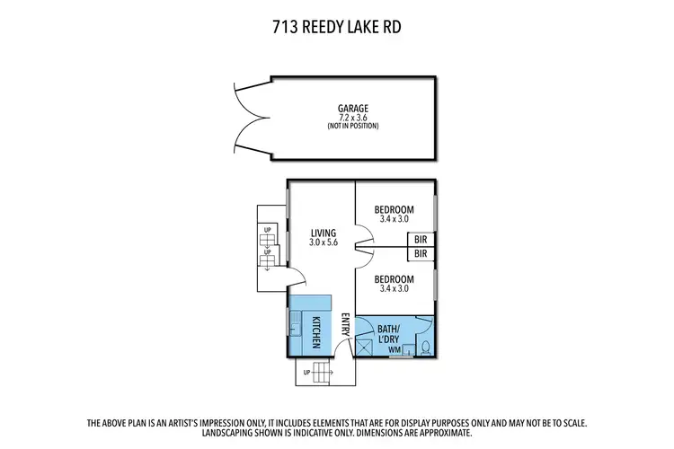 Floorplan of Homely rural property listing, 713 Reedy Lake Road, Whroo VIC 3612