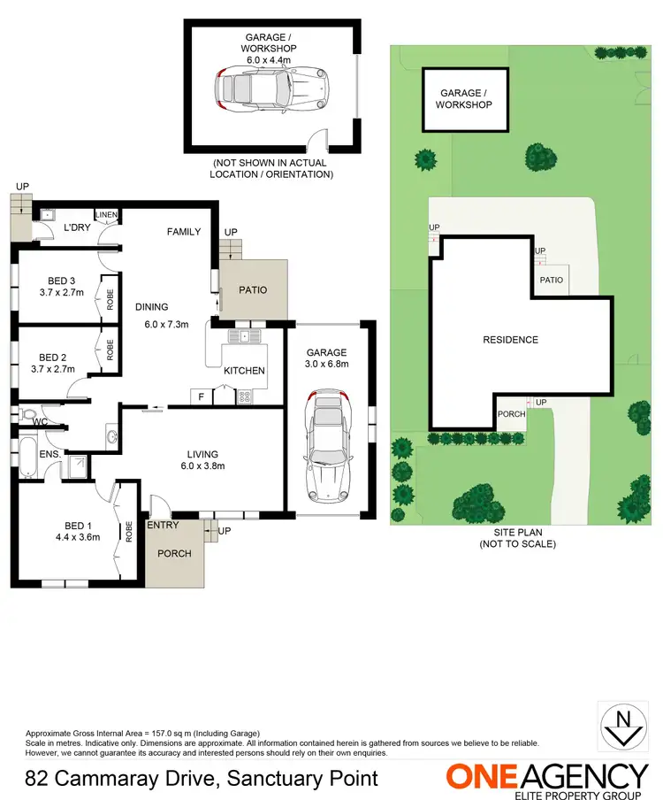 Floorplan of Homely house listing, 82 Cammaray Drive, Sanctuary Point NSW 2540