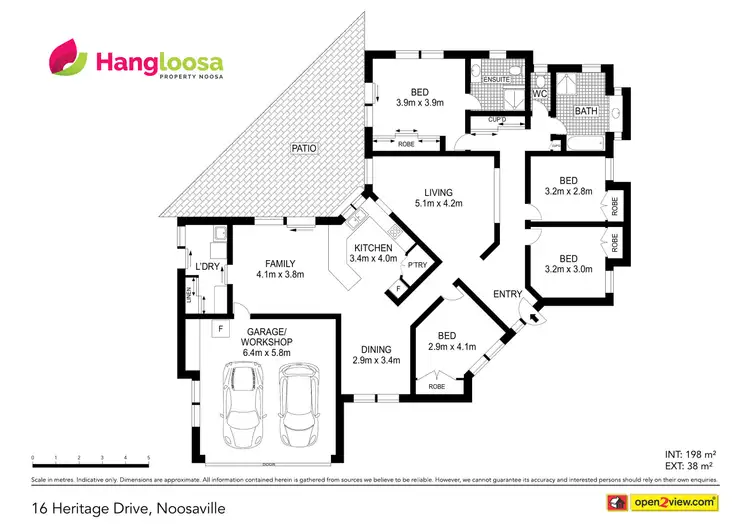 Floorplan of Homely house listing, 16 Heritage Drive, Noosaville QLD 4566