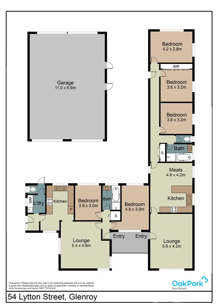 Floorplan of Homely house listing, 54 Lytton Street, Glenroy VIC 3046