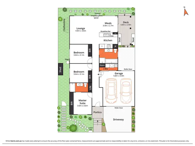 Floorplan of Homely house listing, 18 Ashcroft Drive, Charlemont VIC 3217