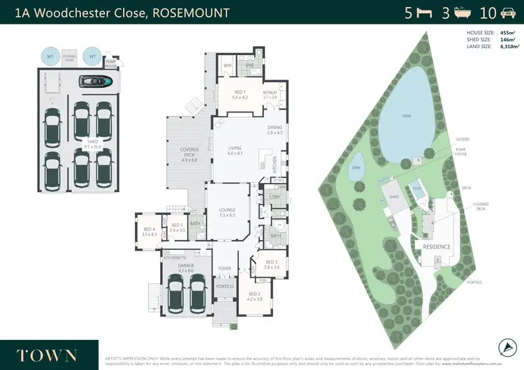 Floorplan of Homely house listing, 1A Woodchester Close, Rosemount QLD 4560