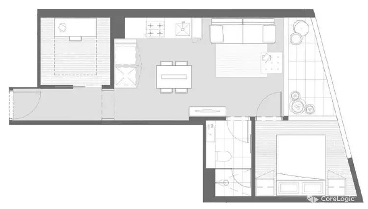 Floorplan of Homely apartment listing, 2311/135 A'Beckett Street, Melbourne VIC 3000