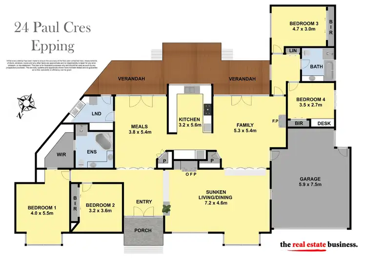 Floorplan of Homely house listing, 24 Paul Crescent, Epping VIC 3076