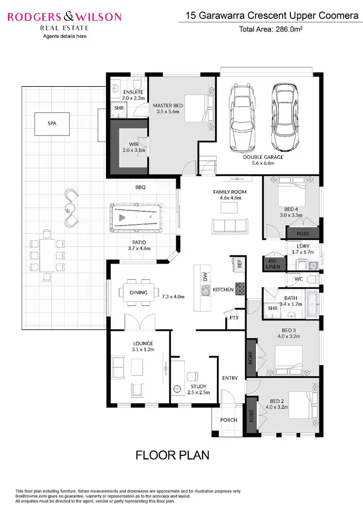 Floorplan of Homely house listing, 15 Garawarra Crescent, Upper Coomera QLD 4209