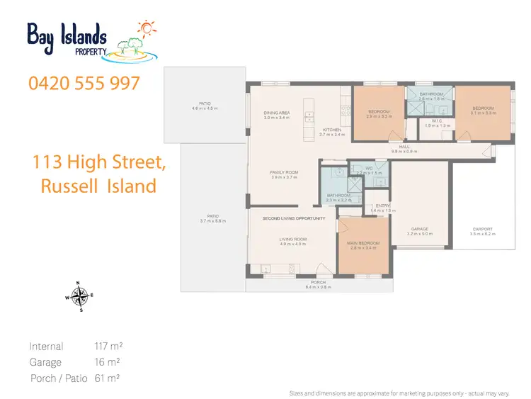 Floorplan of Homely house listing, 113 High Street, Russell Island QLD 4184