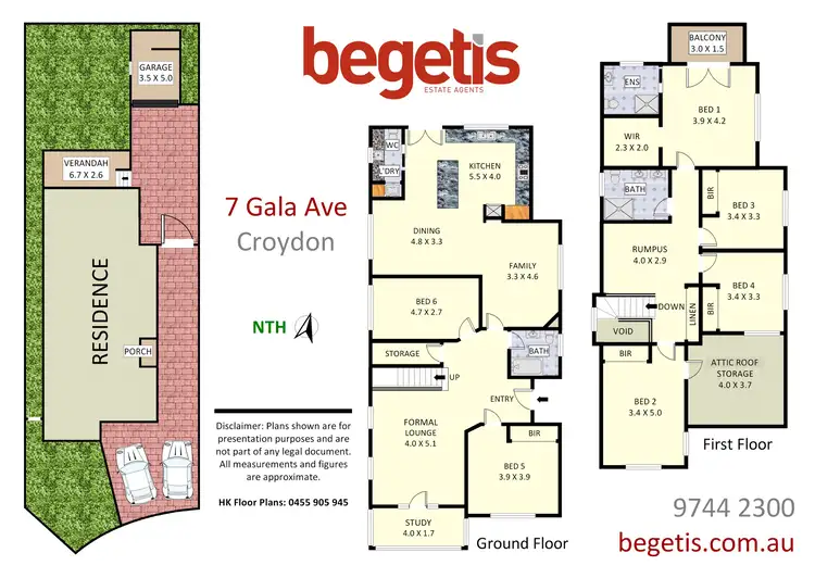 Floorplan of Homely house listing, 7 Gala Avenue, Croydon NSW 2132