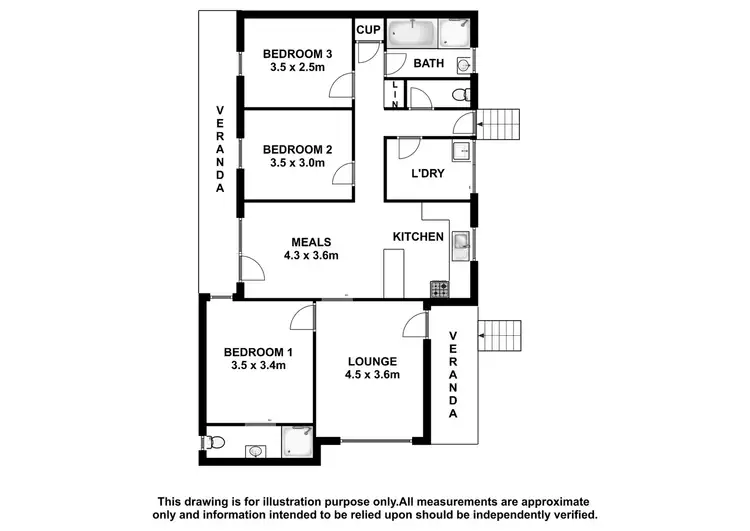 Floorplan of Homely house listing, 14 Kooringa Street, Mount Gambier SA 5290