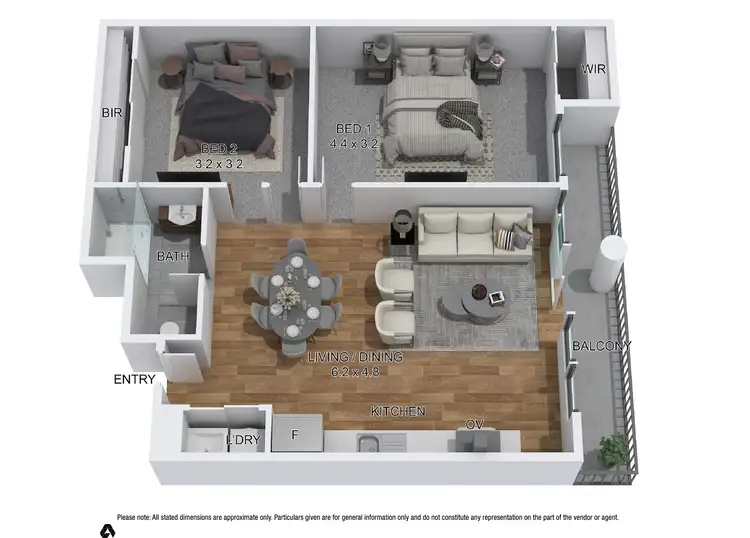 Floorplan of Homely apartment listing, 401/187 Boundary Road, North Melbourne VIC 3051