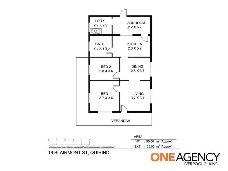 Floorplan of Homely house listing, 16 Blairmont Street, Quirindi NSW 2343