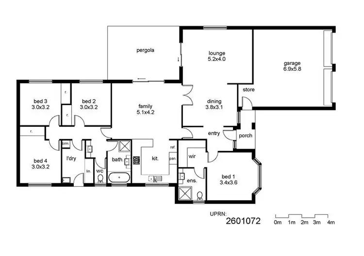 Floorplan of Homely house listing, Address available on request